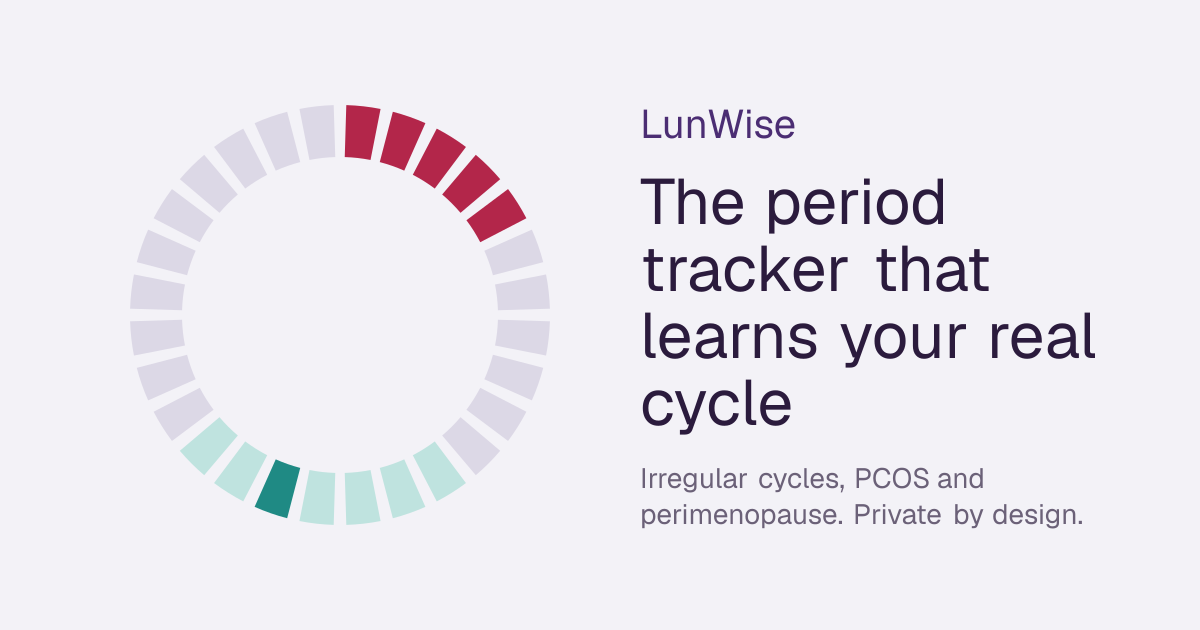 LunWise: Period & Ovulation Tracker That Learns Your Cycle